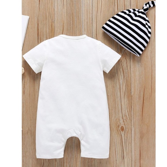 Panda Romper & Beanie - Picture 2 of 3